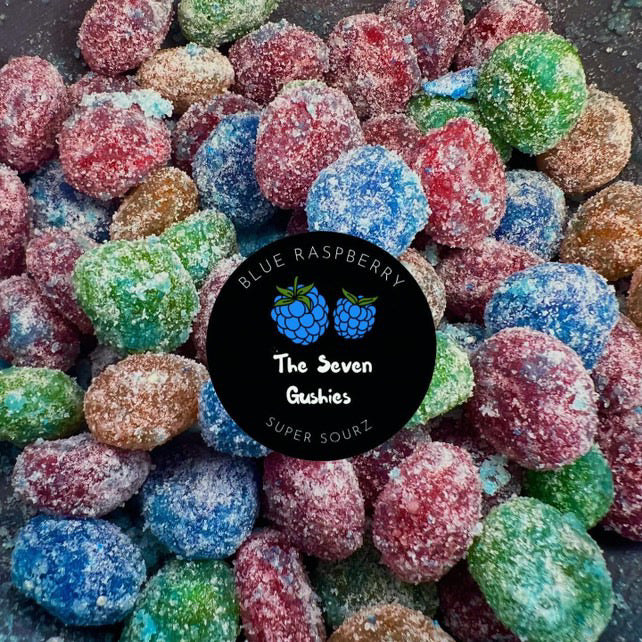 Sour Blue Razz Gushies